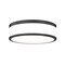 Z-Lite Ballord 1 Light Flush Mount, 12in. W x 49.75in. L, Matte Black 1012F12-MB-LED - alternate 1